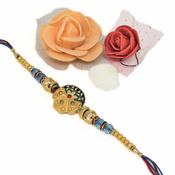 Peacock Minakari Rakhi