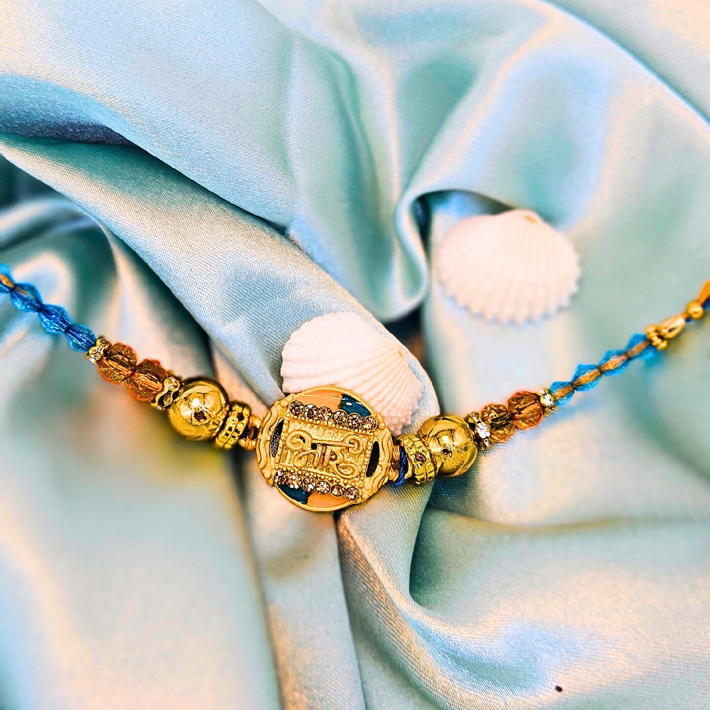 Golden Blessing Rakhi