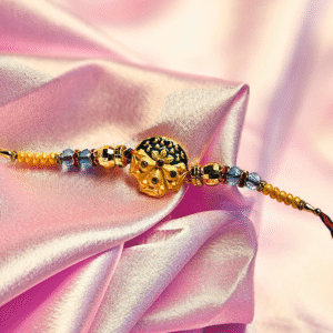Golden Elegance Rakhi